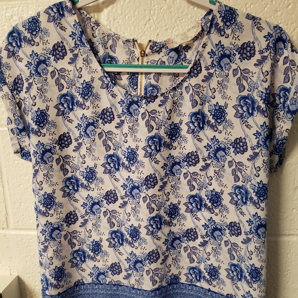 Floral Flowy Dress Top